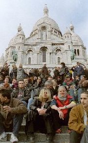 Treppe am Sacre ceur